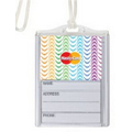 The Motion Bag Tag w/ Multicolor Background